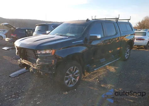 2021 Chevrolet Silverado 1500 4Wd Short Bed Lt из США, поврежденный, VIN 1GCUYDET7MZ138897